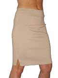 ICE Smart Stretch Pencil Skirt Beige 6-18 (6)