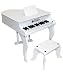 White Mini Baby Grand Piano