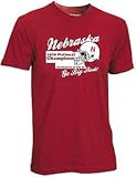 NCAA Vintage 1970 Nebraska Cornhuskers Football National Champions Red Short Sleeve T-Shirt