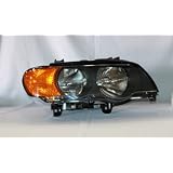 2000-2003 BMW X5 HALOGEN; YELLOW TURN SIGNAL AUTOMOTIVE REPLACEMENT HEAD LIGHT RIGHT... by TYC