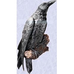 The Raven Wall Sculpture mystical garden Home Statue