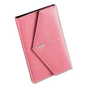 Rolodex 1734452 Rolodex Resilient Business Card Book, Faux Leather, Pink by Rolodex(R)
