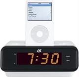 GPX GPXCI188W AM/FM Clock Radio with iPod Dock