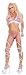 Apparel : Schoolgirl Tie Side Bootie Set, Hot Pink