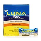 Clif Bar Luna Mini Variety Pack Bar for Women - Box of 18