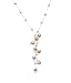 Oi! Ladies N0048  White Fresh Water Pearl On Silk Necklace