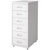 IKEA Rollcontainer "Helmer" Schubladenelement aus Stahl - 6 Schubalden ...