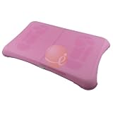 2 x Soft Silicone Skin Case for Nintendo Wii Fit Balance Board, Pink