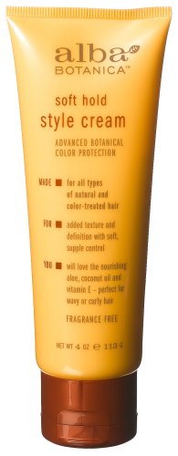 Alba Botanica Soft Hold Style Cream, 4-Ounce Bottle (Pack of 2)