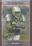 Thomas Jones, New York Jets, 2007 Bowman Chrome Autographed Card