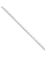 1.5mm, Sterling Silver, Mirror Box Chain, 20 inch