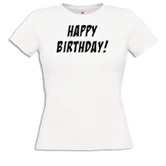Happy Birthday T-Shirt Damen S-XXL