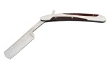 WOOD HANDLE STRAIGHT SHAVING RAZOR