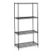 Safco 36"x24" Industrial Wire Shelving in Black