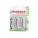 Tenergy Centura 9V 200mAh Low Self-Discharge NiMH Rechargeable Batteries -2pcs card ~ Tenergy
