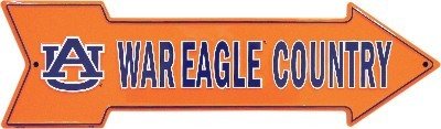 America sports AU University of Auburn War Eagle Country Arrow Signs