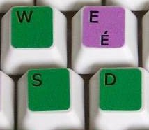 LERNING ENGLISH UK COLORED PC KEYBOARD STICKERS NON TRANSPARENT BACKGROUND FOR COMPUTERS LAPTOPS KEYBOARDS
