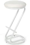 Review Home Decorators Collection  / Milano Backless Counter Stool Non-swivel White/white