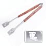 Collegiate Rosewood Handle Grilling Tongs-Louisiana Tech