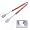 Collegiate Rosewood Handle Grilling Tongs-LA Tech