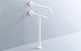 LIXIL(リクシル)INAX 各種施設用固定式手すり 大便器用手すり(壁床固定式) KF-525AE70/KE(カラー:ナチュラルウッド)
