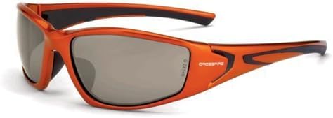 Crossfire 23125 RPG Safety Glasses HD Dimi-Copper Flash Mirror Lens- Burnt Orange Frame by Crossfire Safety Eyewear