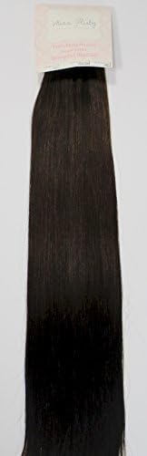 Miss Flirty Remy 5A+ 22" Clip in Straight Human Hair Extensions 10 Piece Deluxe Full Head Set 170 Grams Many Colors Available (Darkest Brown #2)