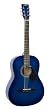 Johnson JG-100-BL Student Acoustic Guitar, Blueburst