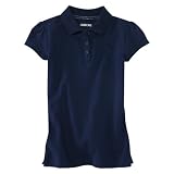 Cherokee® Girls' Short-Sleeve Polo - Navy