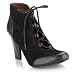 Betty Jackson.Black-Black ‘Veronica’ open ankle boots