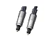 Clicktronic HC 302-200 Optisches Digitalkabel (Toslink-Stecker - Toslink-Stecker, vergoldete Kontakte) 2 m