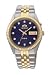 Orient Men's 2 Tone Diamond Index Self Winding Automatic Watch #BEM6R002D