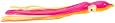 Boone Big Game Trolling Skirt (Pack of 2), Pink/Yellow/Pearl Stripe, 9 1/2-Inch