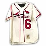 Stan Musial Autographed Mitchell and Ness White St. Louis Cardinals Jersey