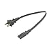 Ziotek Notebook Power Cord, C7 Figure-eight Plug, 1ft.