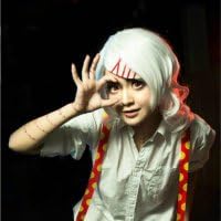 Generic Cartoon Cosplay Tokyo Ghouls/東京喰种 Cos Juzo Suzuya / Rei White Cosplay Wig