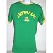 Australia Green Soccer T-shirt Size Large