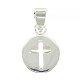 Sterling Silver Dangle Cross Pendant