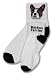 For Bare Feet Dog Breed Boston Terrier Roll Down Sock