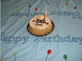 Yellow Label Kids Cloth Reusable Birthday Party Tablecloth - Blue