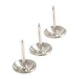 100個入り アンティークくぎ 椅子張り タック ネイルズ 家具 インテリア スタッドピン 11X17mm シルバー