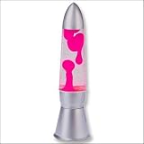 Magmaleuchte / Lavalampe, 44cm, Klar/Pink, MGL 300