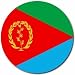 Eritrea Flag Round Mouse Pad