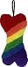 Vo-Toys Fleece Rainbow Bone Dog Toy