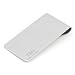 Silver rectangle silm Money Clip with Box silver gift items MC1023