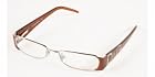 DOLCE & GABBANA D&G 5021-B 033 SILVER WITH BROWN PLASTIC TEMPLES EYEWEAR 52MM