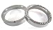 Stainless Steel Engraved Wedding Rings Set