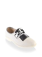 Simoty Zapatos (Blanco / Plateado)