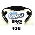 Sport Kopfh�rer mit MP3-Player f�r MicroSD bis 16GB und Nackenb�gel