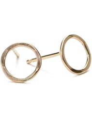 Melissa Joy Manning 14 Karat Gold Round Post Earrings